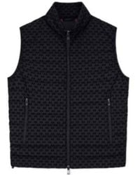 ARMANI EXCHANGE - All-Over Logo-Print Quilted Gilet - Lyst