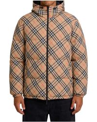 Burberry - Reversible Snowdonia Check Down Jacket - Lyst