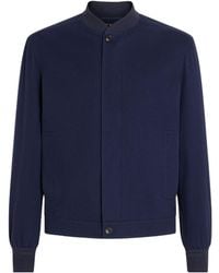 ZEGNA - Oasi Cashmere Bomber Jacket - Lyst
