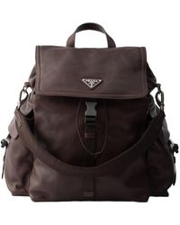 Prada - Explore Leather Backpack - Lyst