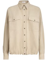 Brunello Cucinelli - Twill Shirt - Lyst