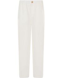 Vince - Elastic Waist Straight-Leg Pants - Lyst