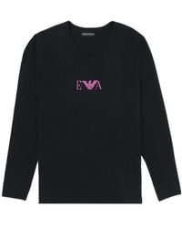 Emporio Armani - Logo Printed T-Shirt - Lyst