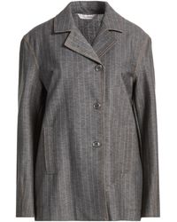 Max Mara - Striped Suit Jacket - Lyst