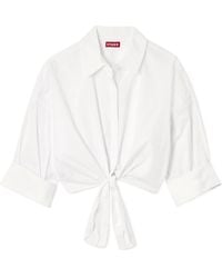 STAUD - Lisa's Knotted Shirt - Lyst