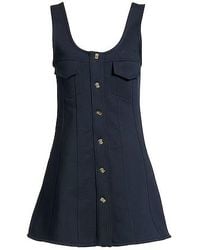 Ganni - Mini Dress Organic Cotton - Lyst