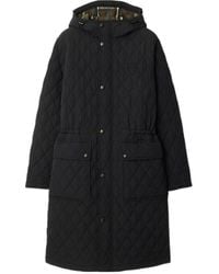 Burberry - Quilted Hooded Down Coat - Lyst