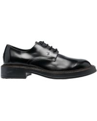 Tod's - Almond Toe Lace-Up Oxford Shoes - Lyst