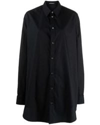 Ann Demeulemeester - Buttoned-Up Oversized Shirt - Lyst