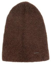 DSquared² - Logo-Plaque Textured Beanie - Lyst