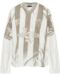 Represent - Striped Long-Sleeve T-Shirt - Lyst