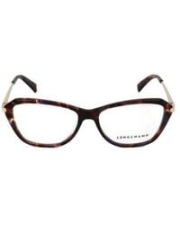 Longchamp - Cat-Eye Frame Glasses - Lyst