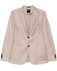 ZEGNA - Long-Sleeved Suit Jacket - Lyst