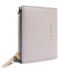 Gucci - Small Wallet With Lettering - Lyst