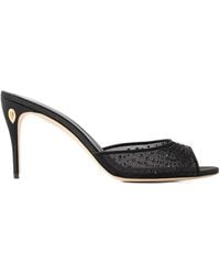 Jennifer Chamandi - Guido Crystal-Embellished Sandals - Lyst