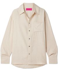 The Elder Statesman - Wool And Cashmere-Blend Twill Shirt - Lyst