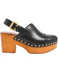 Chloé - Round-Toe High-Heeled Sandals - Lyst