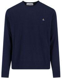Vivienne Westwood - Long Sleeve Crewneck Jumper - Lyst