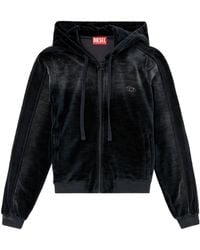 DIESEL - F-Ely-Q1 Zipped Hoodie - Lyst