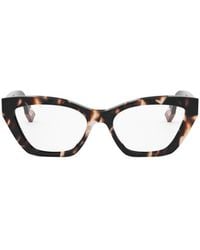 Fendi - Eyewear Cat-Eye Frame Glasses - Lyst