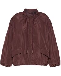 Max Mara - Water-Repellent Taffeta Bomber Jacket - Lyst