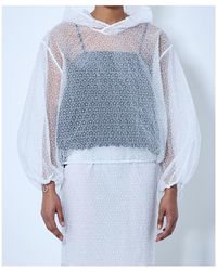 Cecilie Bahnsen - Hooded Hyacinth Sweatshirt - Lyst