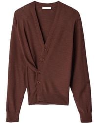 Lemaire - Long Sleeved Cardigan - Lyst