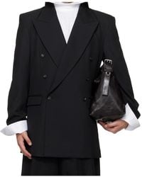 Egonlab - Oversized Double-Breasted Wool Suit Jacket - Lyst