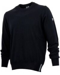 EA7 - Logo Detail Pullover - Lyst