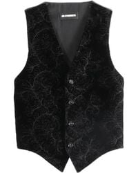 Ann Demeulemeester - V-Neck Button-Up Waistcoat - Lyst