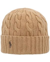 Polo Ralph Lauren - Knitted Hat With A Pony Pattern - Lyst