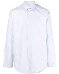 OAMC - Logo Embroidered Buttoned Shirt - Lyst