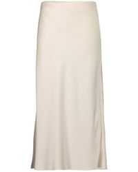 Brunello Cucinelli - High Waisted A-Line Midi Skirt - Lyst