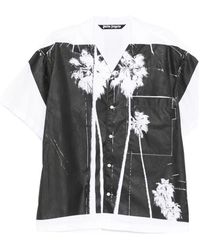 Palm Angels - Dec Palm Culture Short-Sleeved Bowling Shirt - Lyst