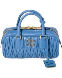 Miu Miu - Arcadie Matelassé Nappa Leather Bag - Lyst