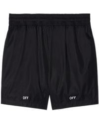 Off-White c/o Virgil Abloh - Stamp Swim Shorts - Lyst