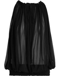 Balmain - Sleeveless Muslin Top - Lyst