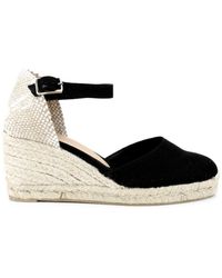 Ferragamo - Castañer Carol Ankle-Strap Wedge Espadrilles - Lyst