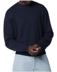 Bottega Veneta - Crew-Neck Long-Sleeve Knit Top - Lyst