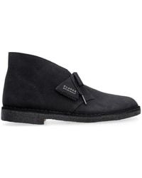 Clarks - Round Toe Lace-Up Ankle Boots - Lyst