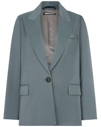 Peserico - Blazer Elegant With Pockets And Buttons - Lyst