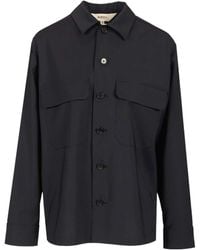 Barena - Marinelli Long Sleeved Overshirt - Lyst