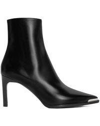 Celine - Verneuil Ankle Boot With Metal Toe - Lyst