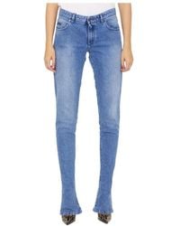 Dolce & Gabbana - Logo Plaque Bootcut Jeans - Lyst