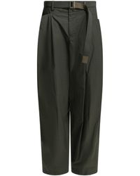 Sacai - Drawstring Casual Pants - Lyst