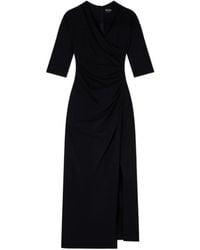 Giorgio Armani - V-Neck Dress - Lyst