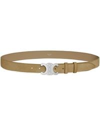 Celine - Triomphe Belt 30Mm - Lyst