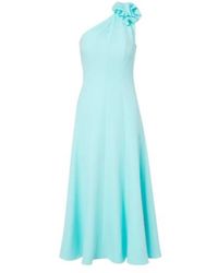 Roland Mouret - Floral Appliqué One-Shoulder Dress - Lyst