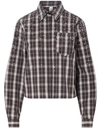 Liu Jo - Check Fabric Shirt - Lyst