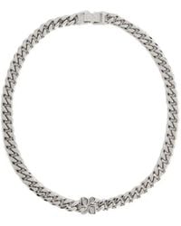 DSquared² - Logo Curb Chain Necklace - Lyst